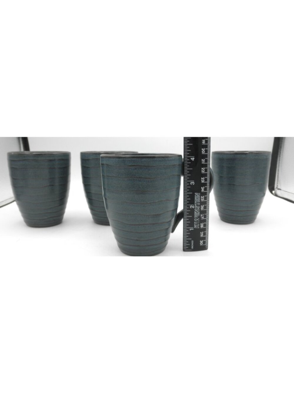 Studio Midnight Blue by 222 Fifth Stoneware Mug Set of 4 Pattern code: 22FSTUMB - Picture 5 of 9